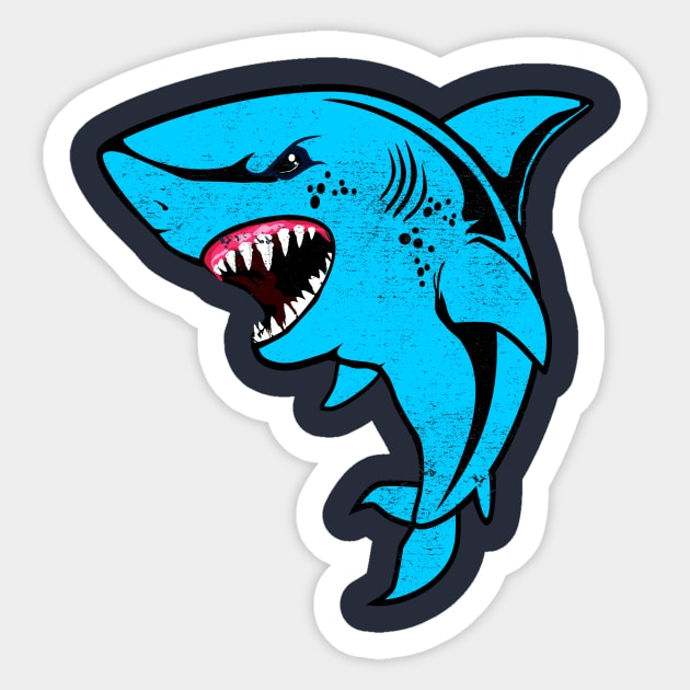 shark shark Sticker by lonway